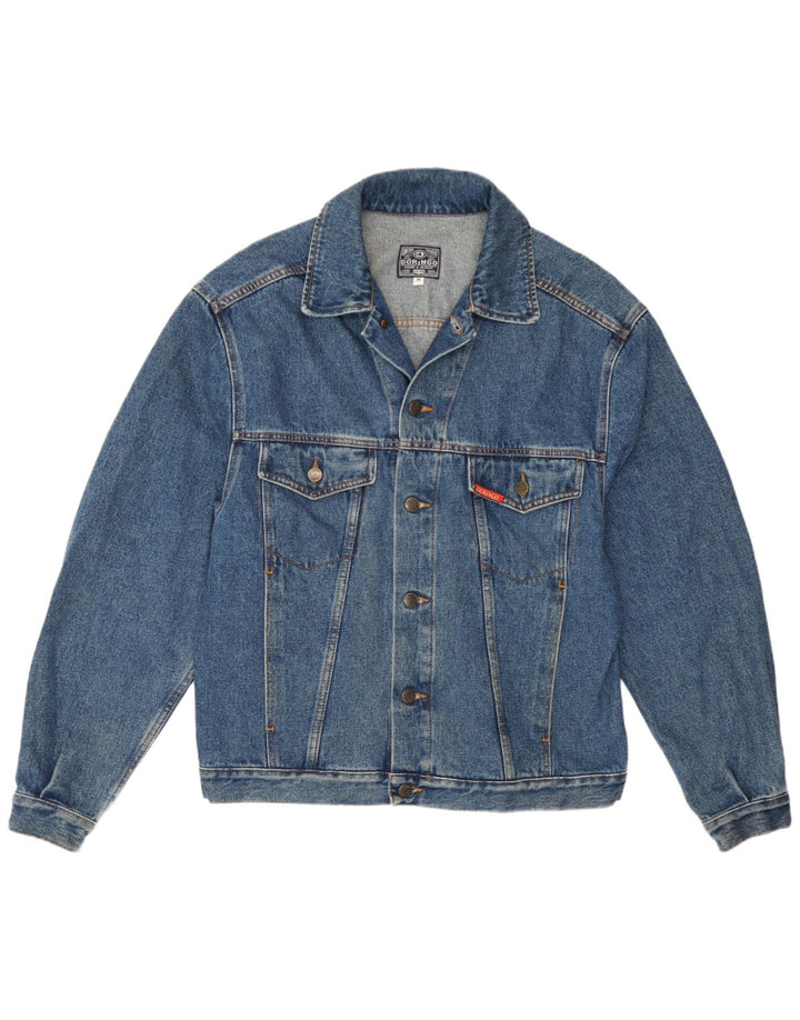 Jaqueta jeans masculina Doringo UK 38 algodão azul médio