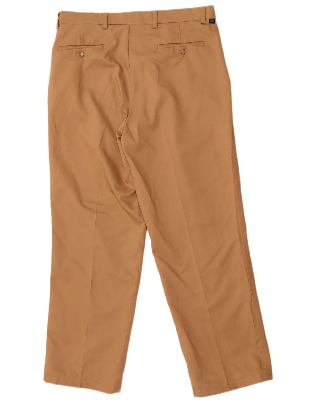 Calças Dockers Mens Straight Chino W34 L32 Poliéster Bege