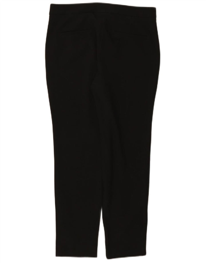 Calça Chino Slim Feminina Zara Pequena W26 L27 Poliéster Preto