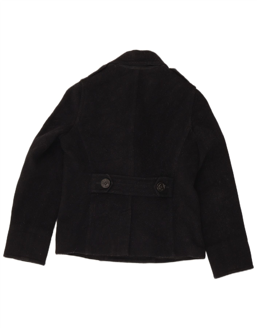 Casaco Ralph Lauren Feminino Pea UK 14 Médio Lã Preta