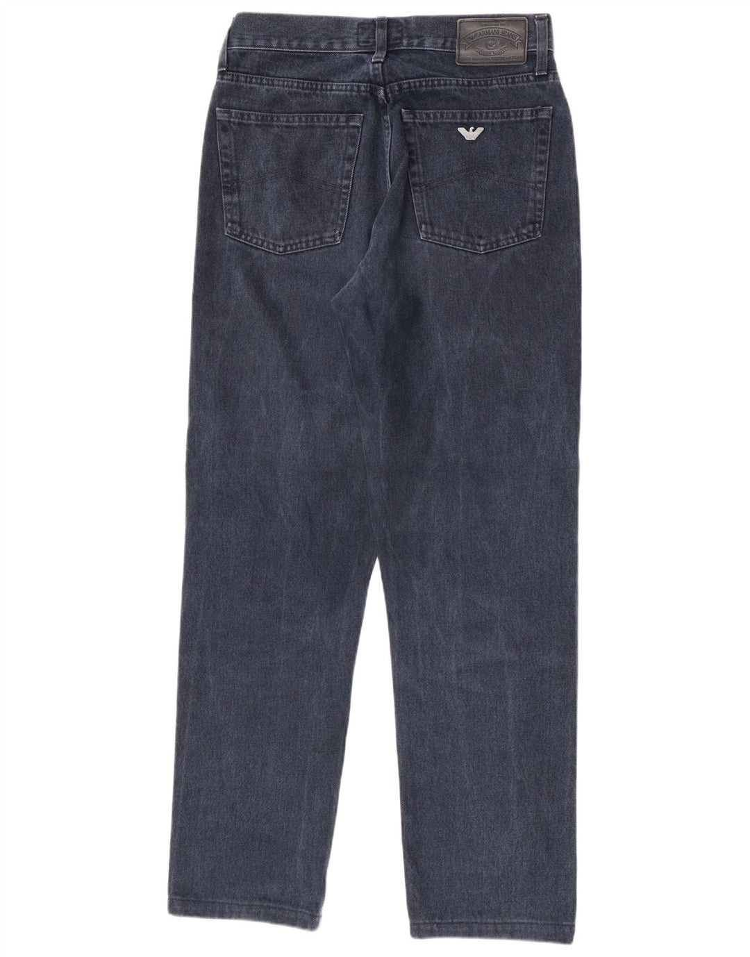 Jeans retos femininos Armani W32 L32 algodão azul marinho