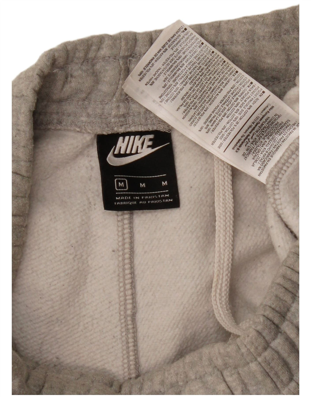 Calça esportiva feminina Nike Graphic Joggers UK 12 algodão cinza médio