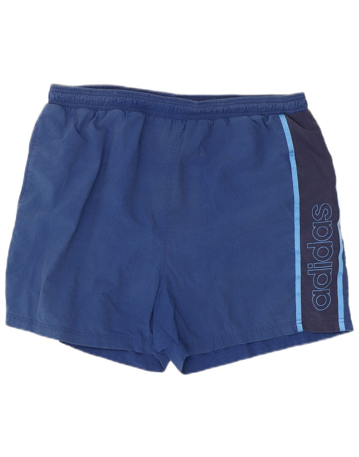 Shorts esportivos gráficos masculinos ADIDAS 2XL azul colorblock poliamida