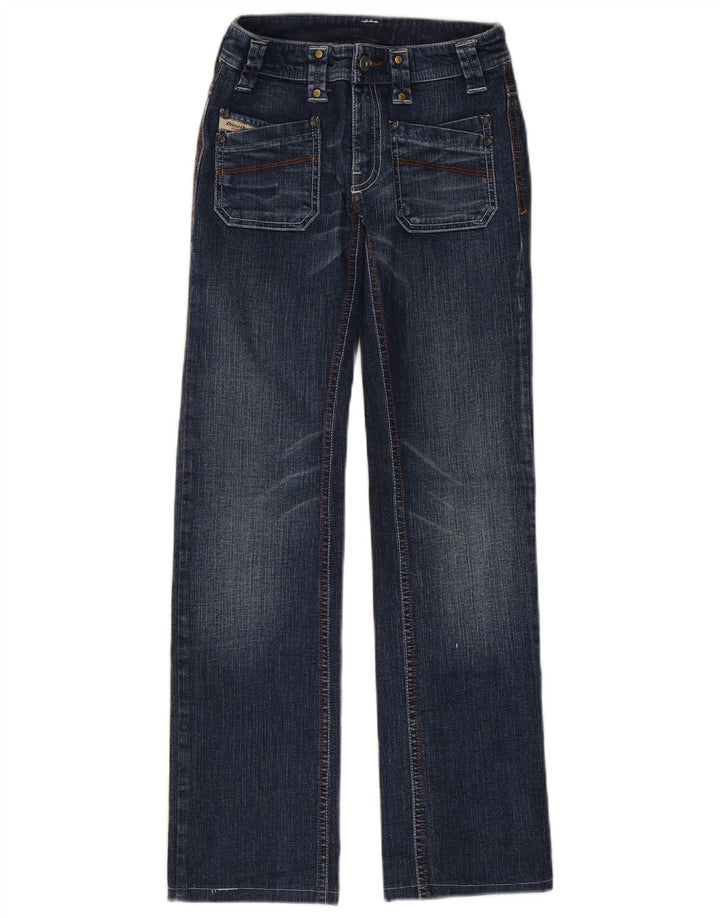 DIESEL Jeans retos femininos W25 L28 algodão azul