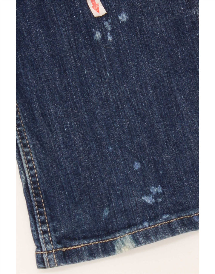 Calça jeans feminina Levi's 524 Straight W29 L32 azul algodão