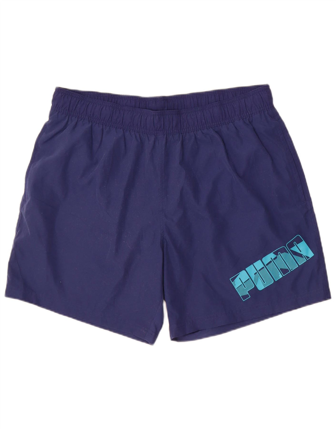 Shorts esportivos gráficos masculinos Puma XL azul marinho poliéster