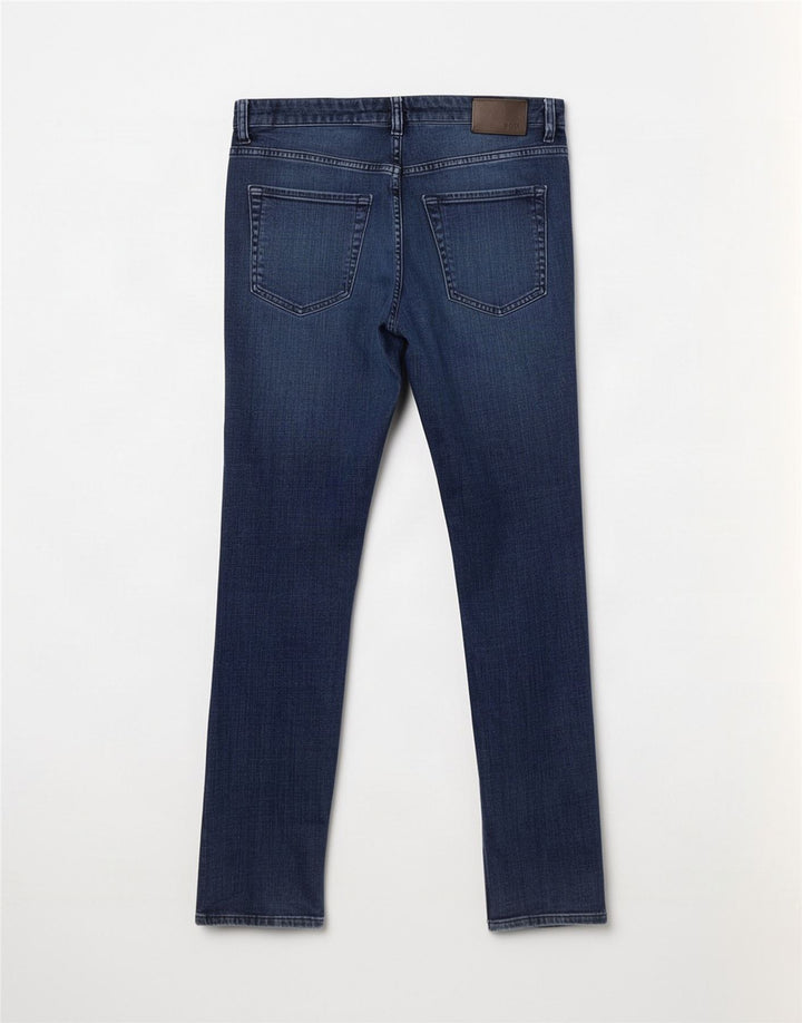 Hugo Boss Masculino Slim Jeans W33 L32 Azul Algodão