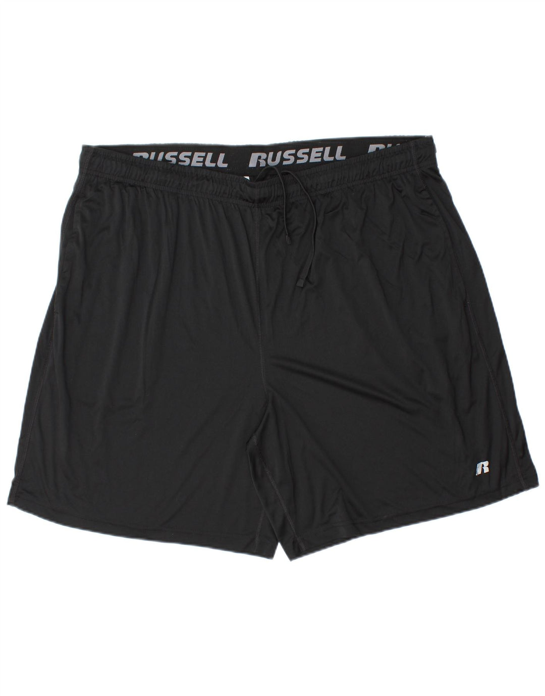 RUSSELL ATLÉTICO Masculino Dri-Power Sport Shorts 2XL Poliéster Preto