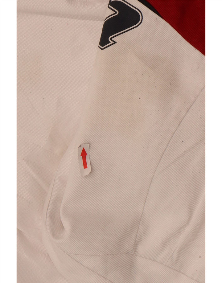 Lotto masculino gráfico completo agasalho 2XL branco colorblock poliéster