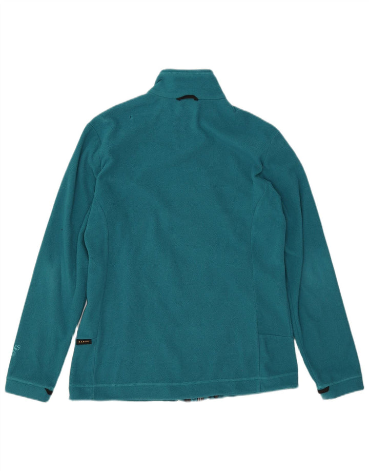 Jaqueta de lã feminina JACK WOLFSKIN Reino Unido 12/14 poliéster azul médio