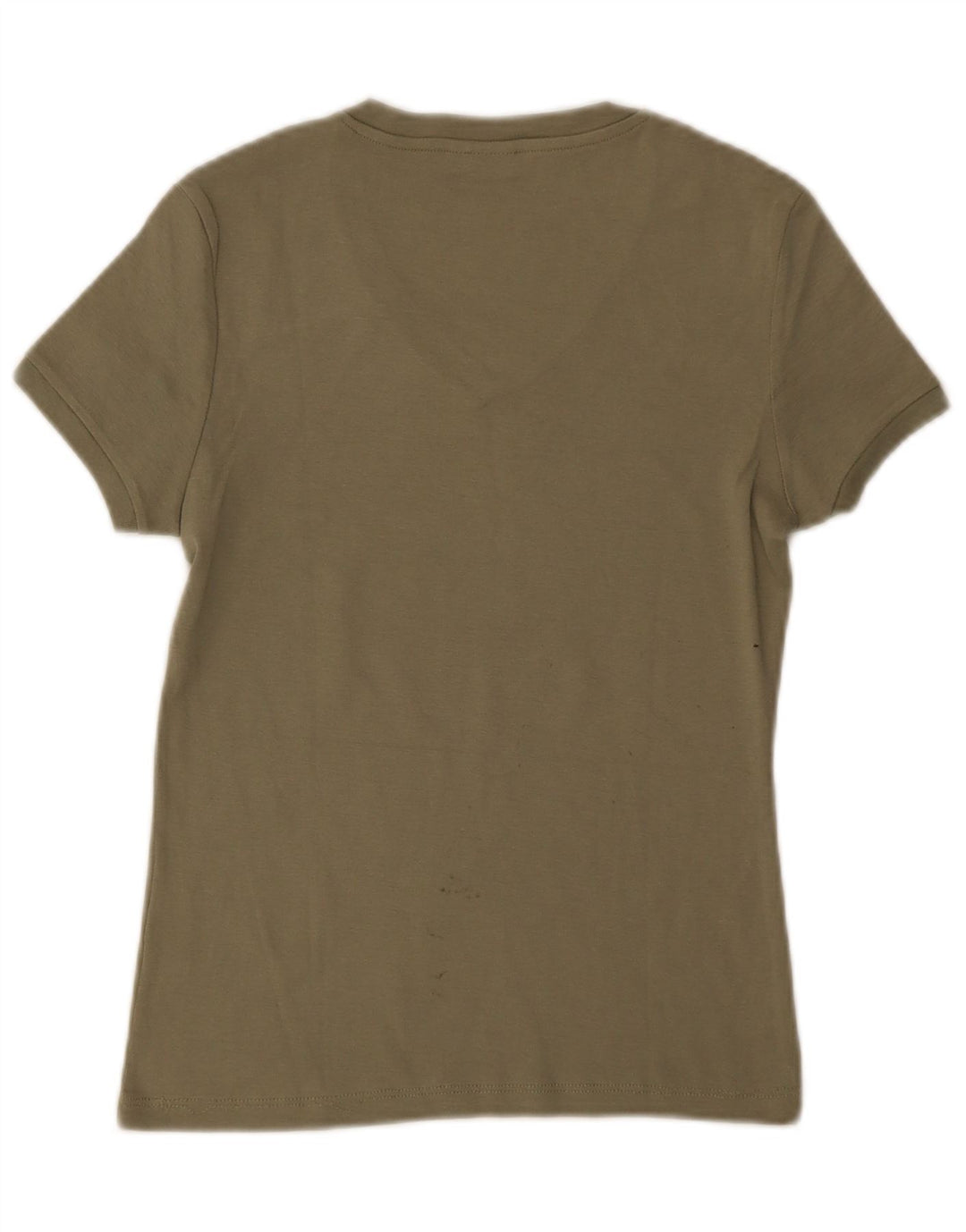 Camiseta feminina Invicta UK 8 pequena algodão cáqui