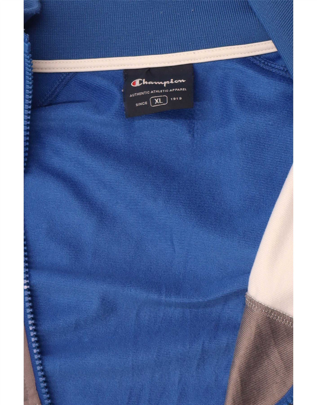 Jaqueta masculina de agasalho Champion XL azul colorblock
