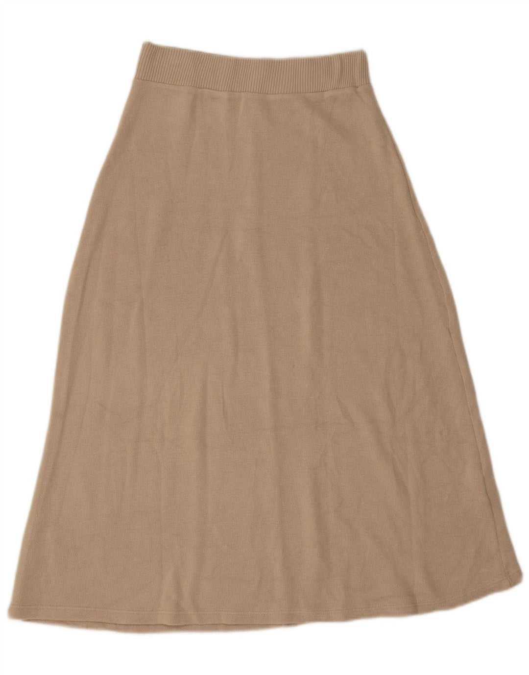 Zara Saia feminina de malha larga pequena W26 bege viscose