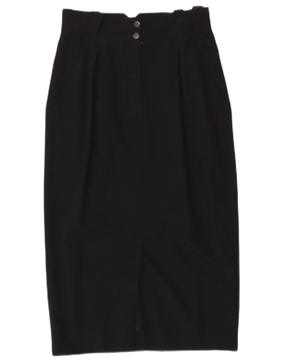 Saia midi feminina LAUREL EU 38 médio W28 lã preta