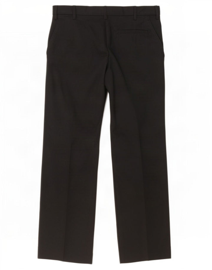 Farah Mens Classic Straight Suit Calça W32 L29 Poliéster Preto
