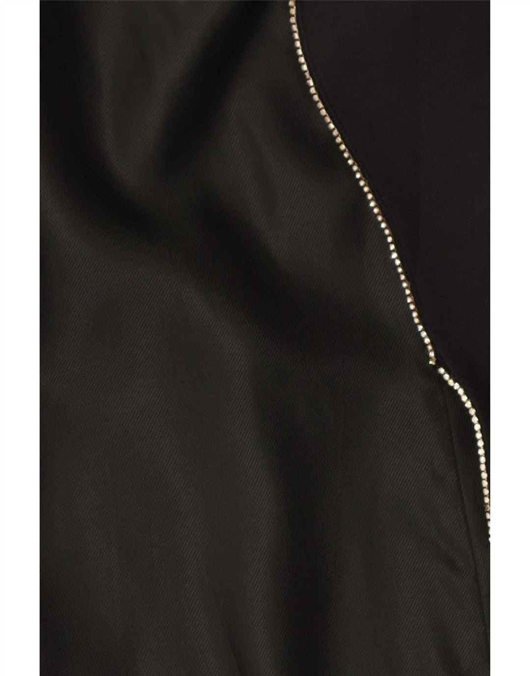 Sobretudo feminino sem mangas Zara UK 10 pequeno poliéster preto