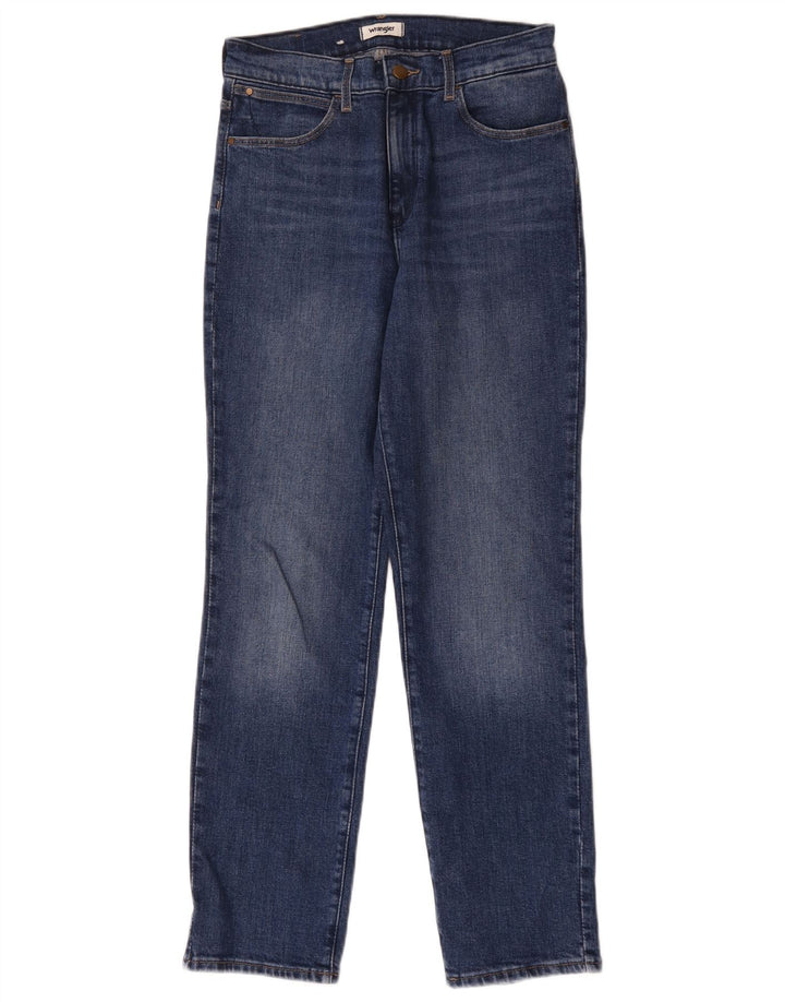 Wrangler Mens Straight Jeans W29 L30 Azul Algodão