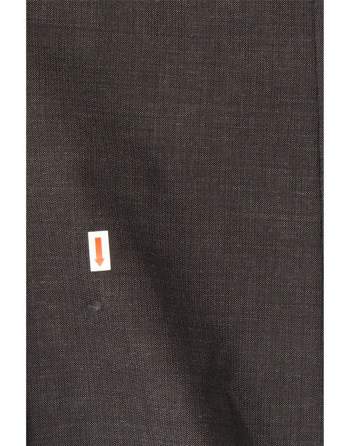 Jaqueta blazer masculina Zara com 1 botão EU 46 Viscose cinza pequena