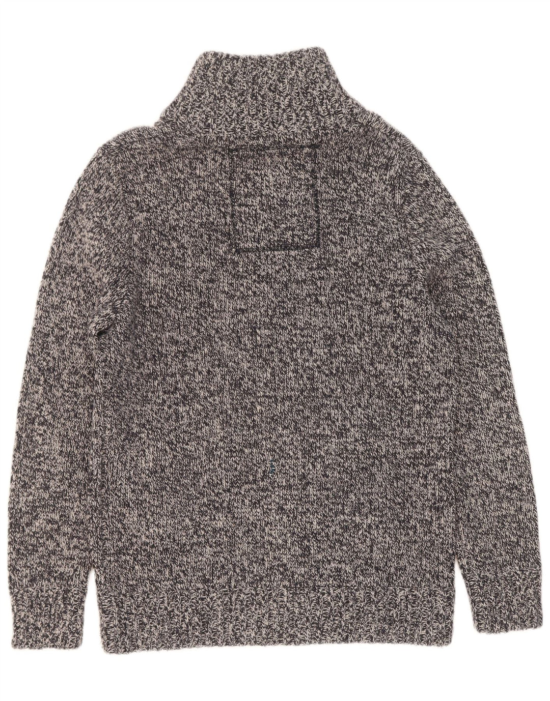Suéter masculino Superdry com zíper e gola 2XL acrílico manchado cinza