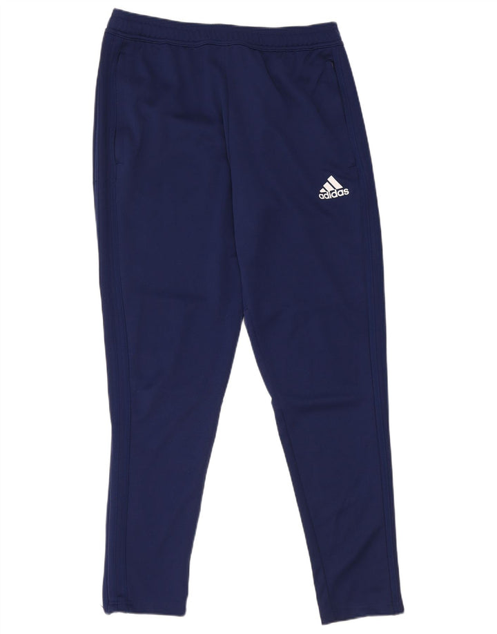 Calça de treino masculina ADIDAS Climacool azul marinho poliéster
