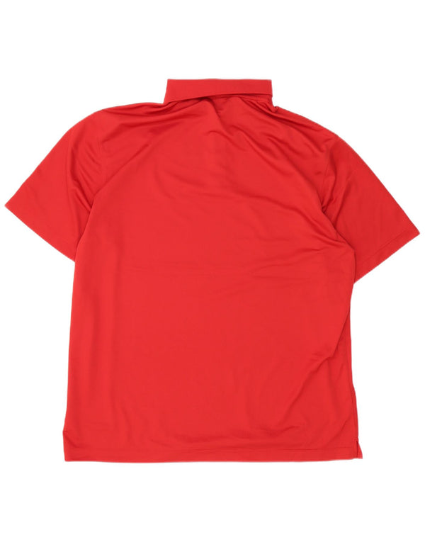 Camisa polo masculina Nike Dri Fit XL poliéster vermelho