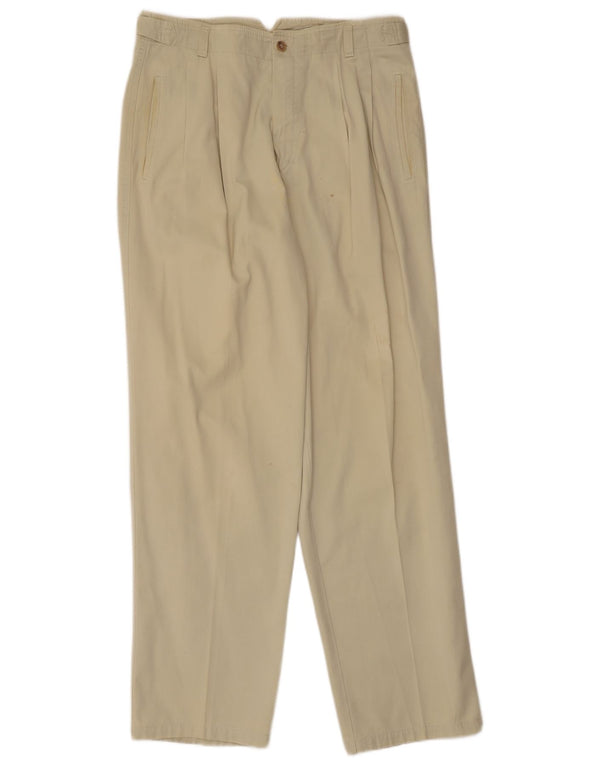Calça Chino Masculina Henry Cottons IT 50 Grande W34 L32 Bege