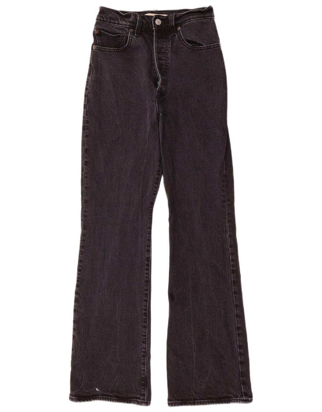 Calça jeans feminina Levi's High Rise Bootcut W27 L31 cinza algodão