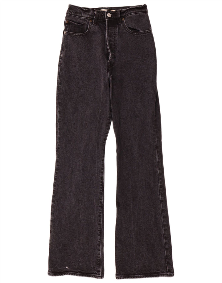 Calça jeans feminina Levi's High Rise Bootcut W27 L31 cinza algodão