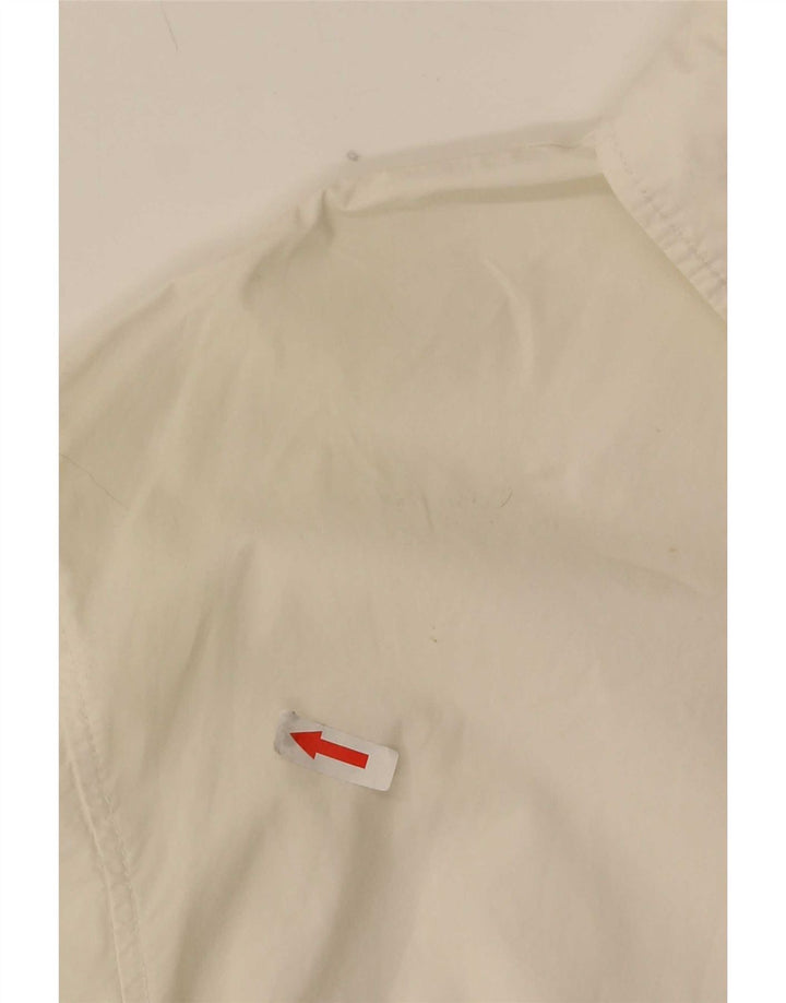 Zara Camisa Oversized Feminina UK 14 Médio Algodão Branco