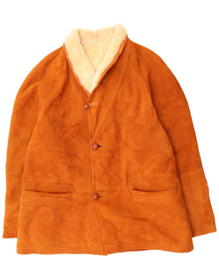 Jaqueta masculina Dibi Shearling IT 56 3XL marrom shearling
