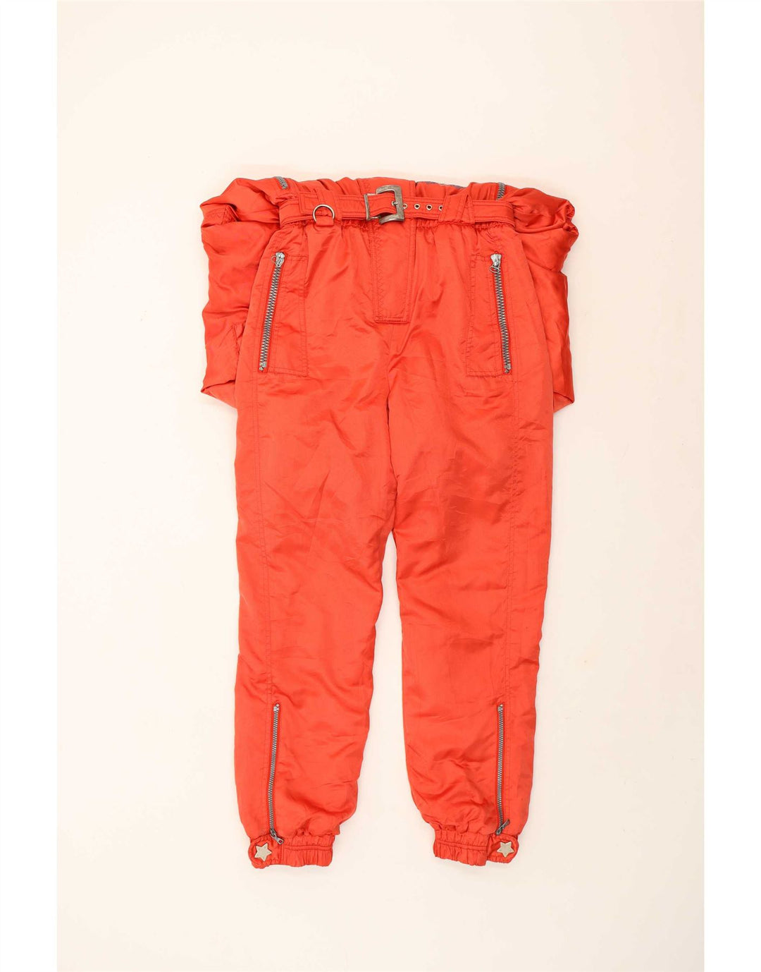 Macacão de esqui feminino Silvy com capuz e ajuste solto IT 44 médio vermelho inverno