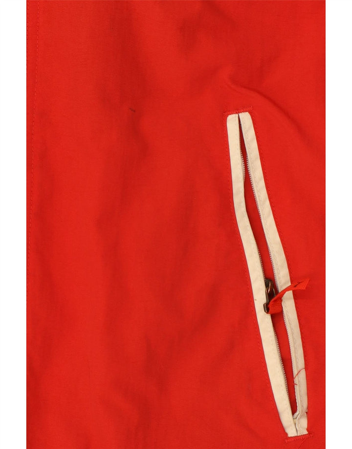 Jaqueta corta-vento masculina Puma com capuz UK 38 Medium Red Colourblock