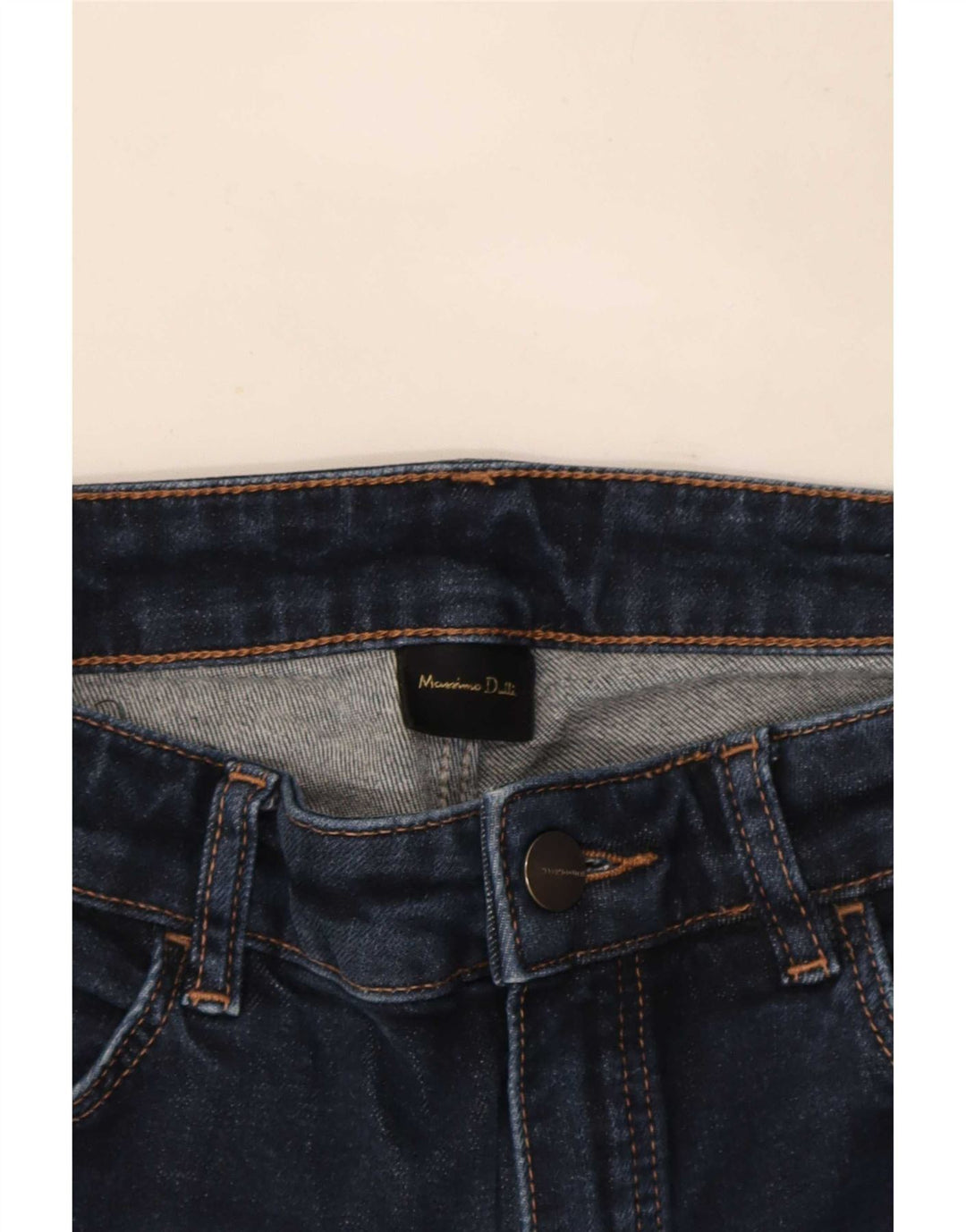 Jeans slim feminino Massimo Dutti W28 L26 azul marinho