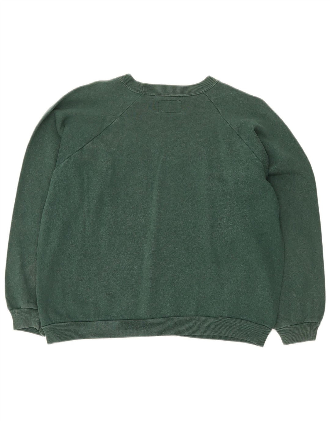 Moletom feminino LEVI'S com ajuste solto, Reino Unido 14, algodão verde médio