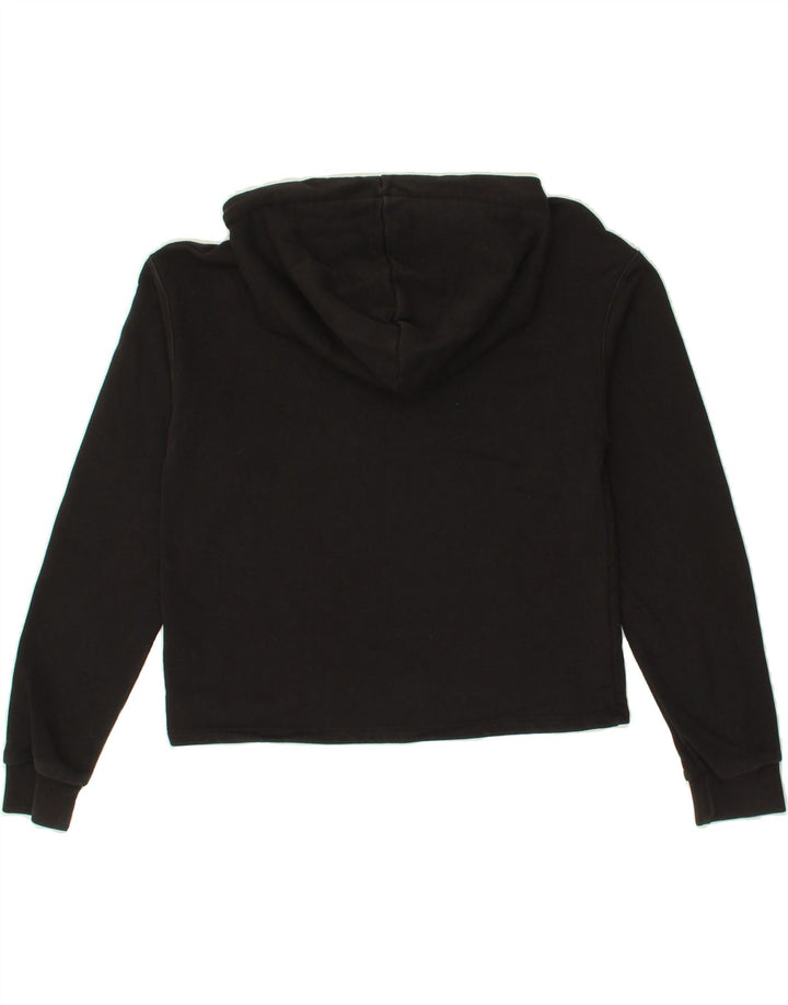 PYREX Girls Graphic Hoodie Jumper 11-12 Years XL Black Cotton Vintage Pyrex and Second-Hand Pyrex from Messina Hembry 