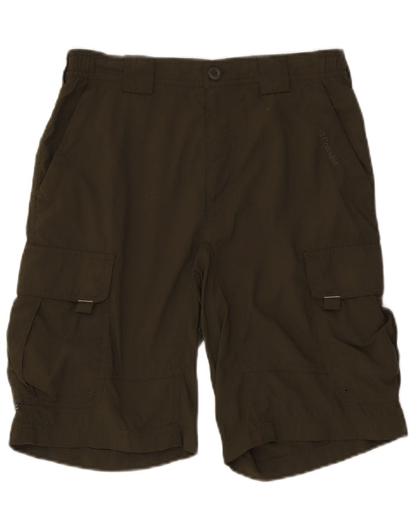 Columbia Mens Cargo Shorts XS W26 Cáqui Nylon