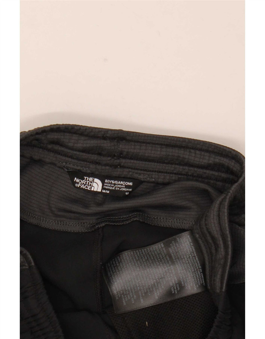 Shorts esportivos The North Face Boys 9-10 anos médio preto poliéster