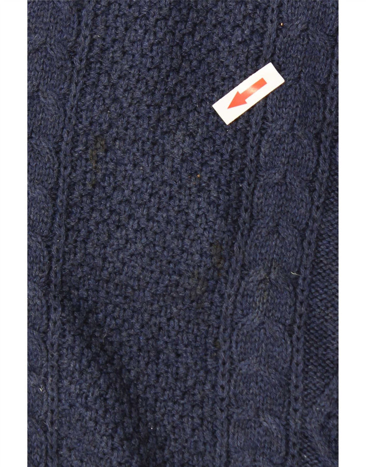 Suéter masculino Levi's com gola redonda XL algodão azul marinho