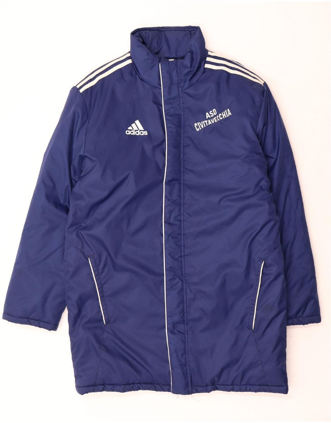 Casaco Acolchoado Gráfico Masculino ADIDAS UK 38/40 Médio Azul Poliamida