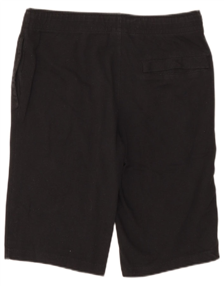Shorts esportivos masculinos Nike pequenos de algodão preto