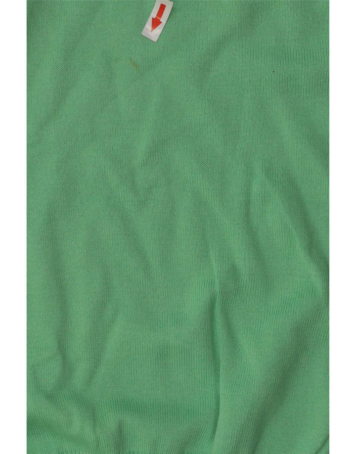 Brooksfield Mens Vest Tank Top IT 46 Pequeno Algodão Verde