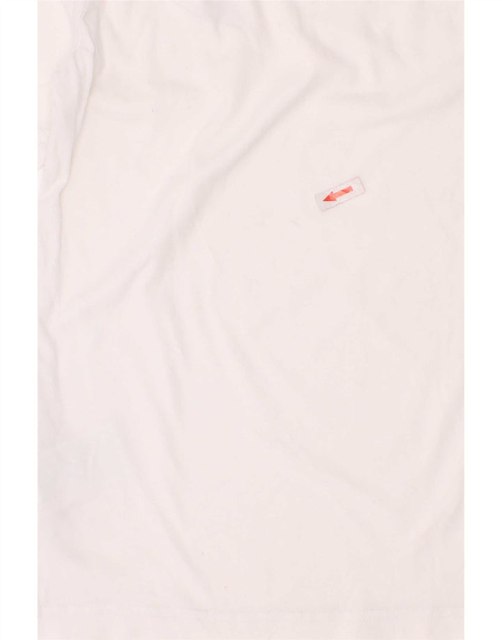 Adidas Boys T-Shirt Top 7-8 Years White Cotton