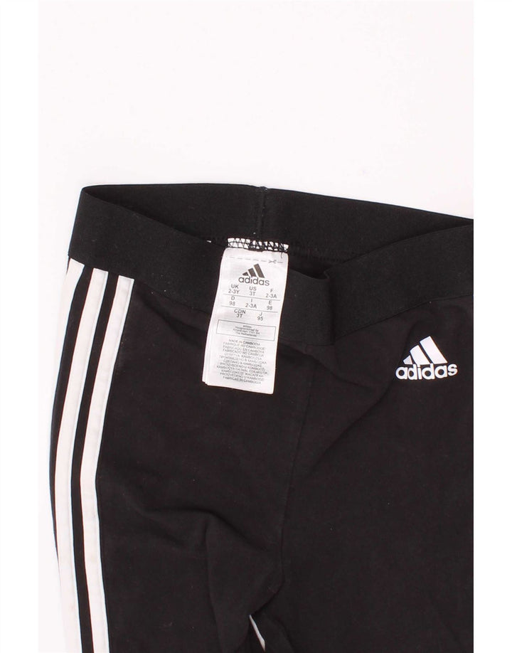 Leggings Adidas Menina 2-3 Anos Algodão Preto