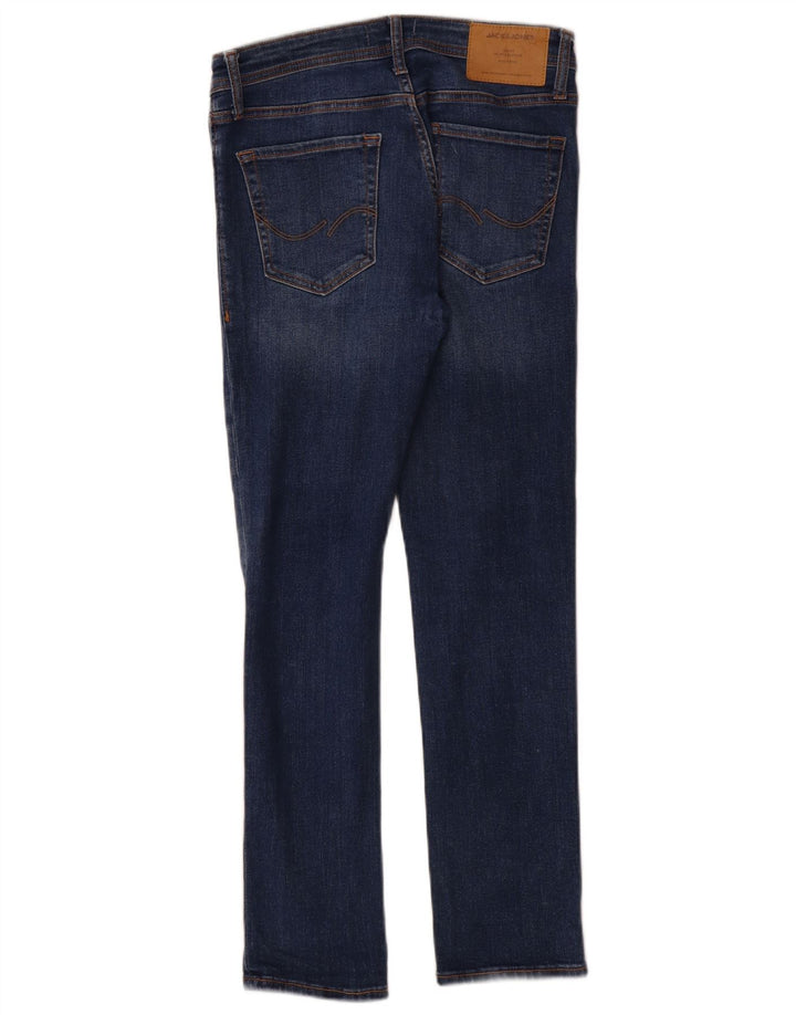 Jack & Jones Masculino GLENN Slim Jeans W29 L30 Azul Algodão