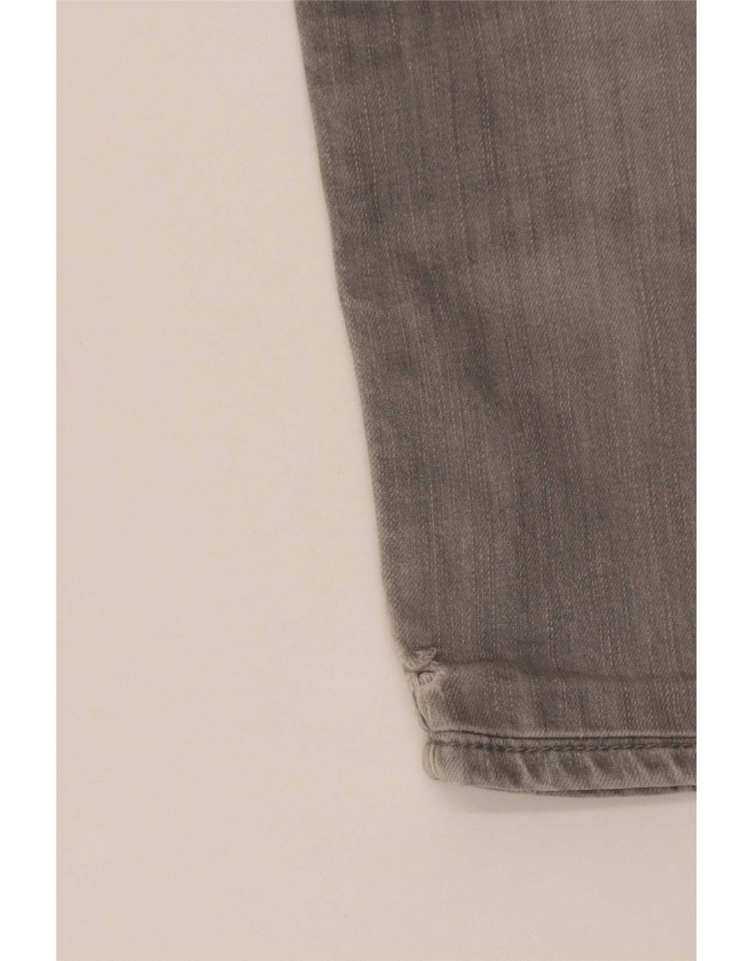 Dsquared2 Calça jeans feminina desgastada IT 46 grande W32 L30 algodão cinza