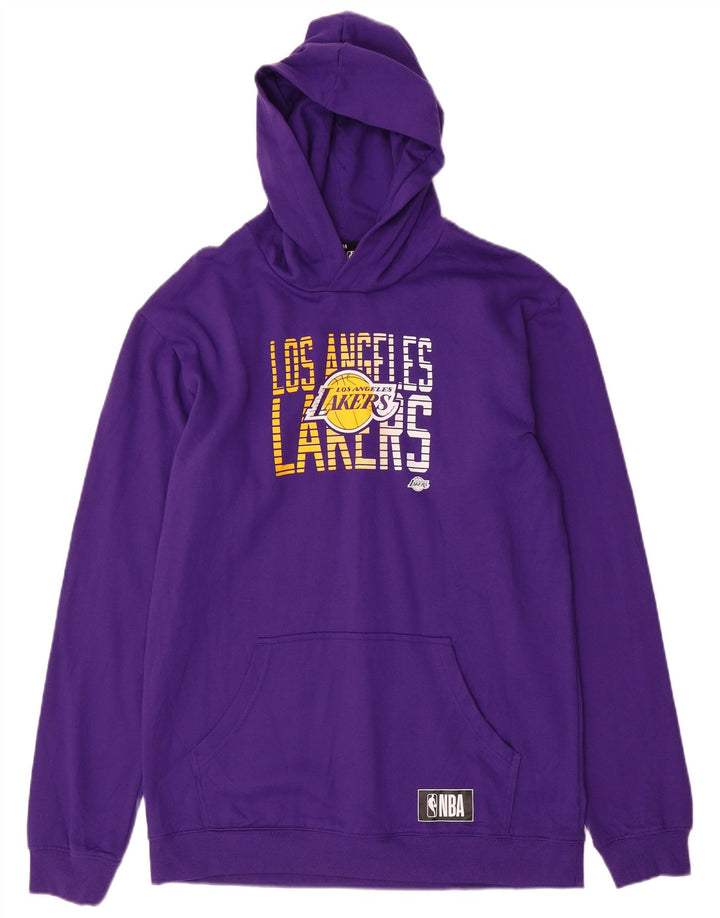 Camisola com capuz gráfico NBA Boys Los Angeles Lakers 15-16 anos roxo