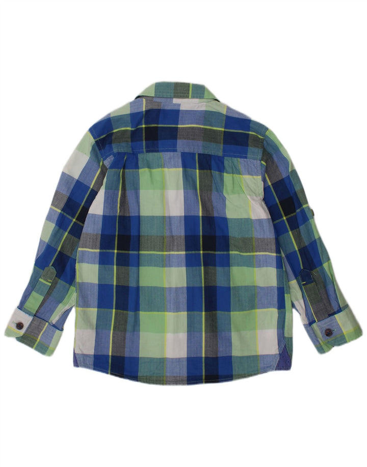 Camisa masculina TED BAKER 4-5 anos algodão xadrez verde