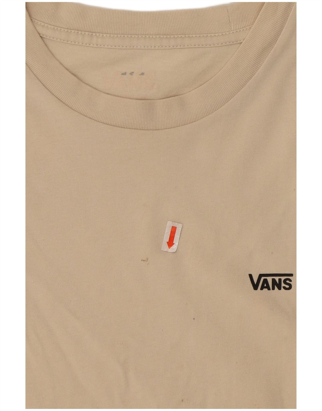 Camiseta feminina VANS UK 14 médio algodão branco