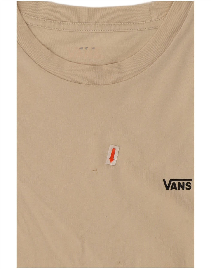 Camiseta feminina VANS UK 14 médio algodão branco