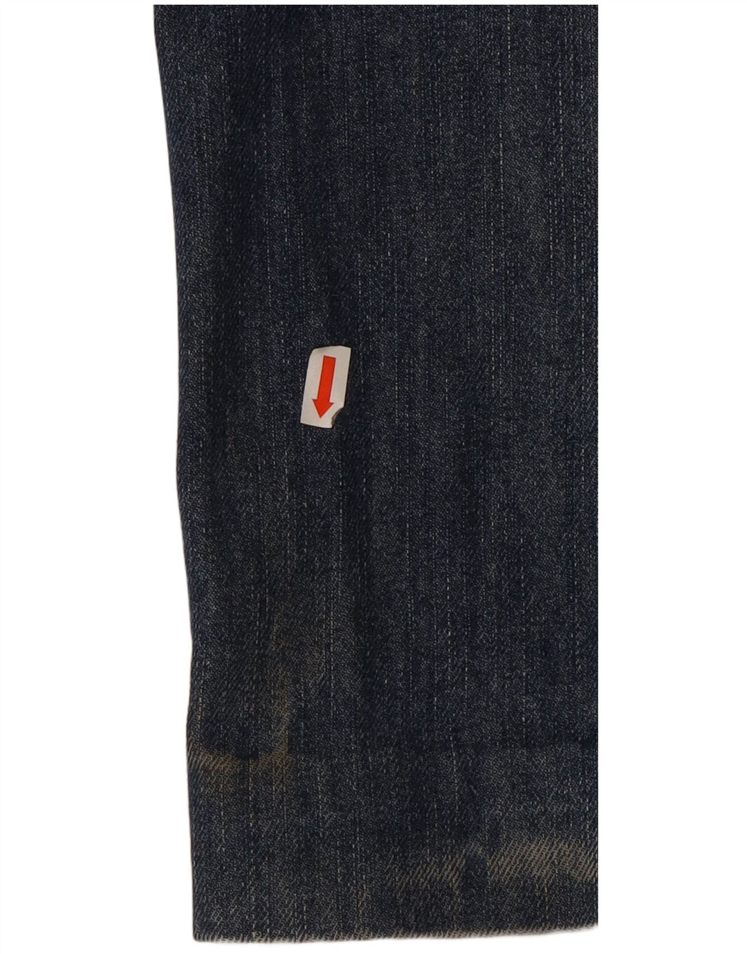 Wrangler Mens Straight Jeans W32 L32 Azul Marinho Algodão